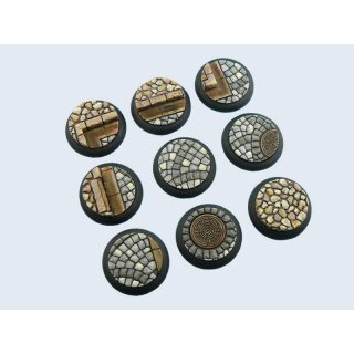 Cobblestone Bases, WRound 30mm 5 Stk. (Warmachine Bases)