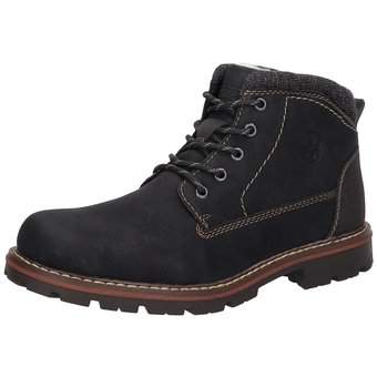 Rieker Schnürstiefelette in schwarz