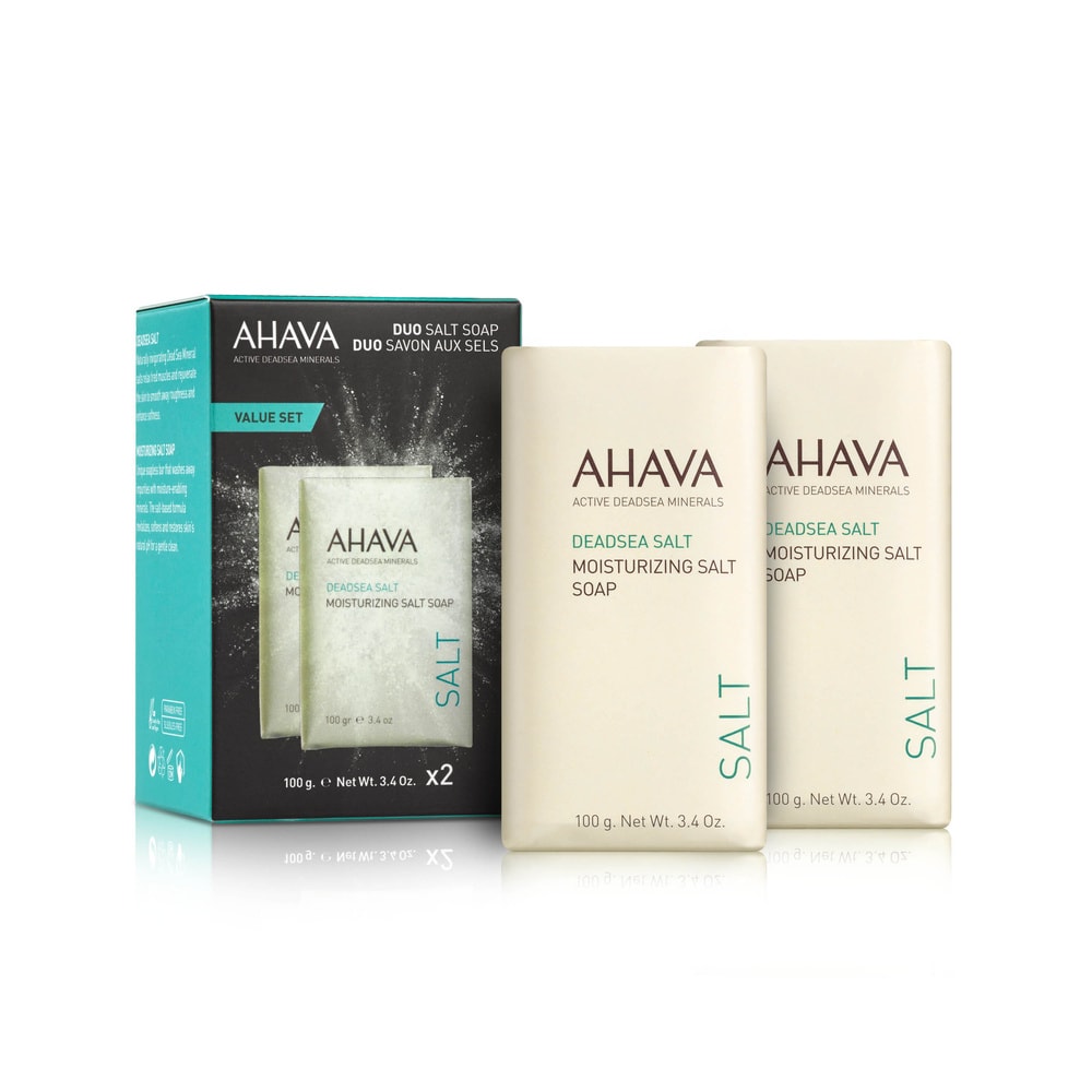 AHAVA Duo Savon Aux Sels Coffret