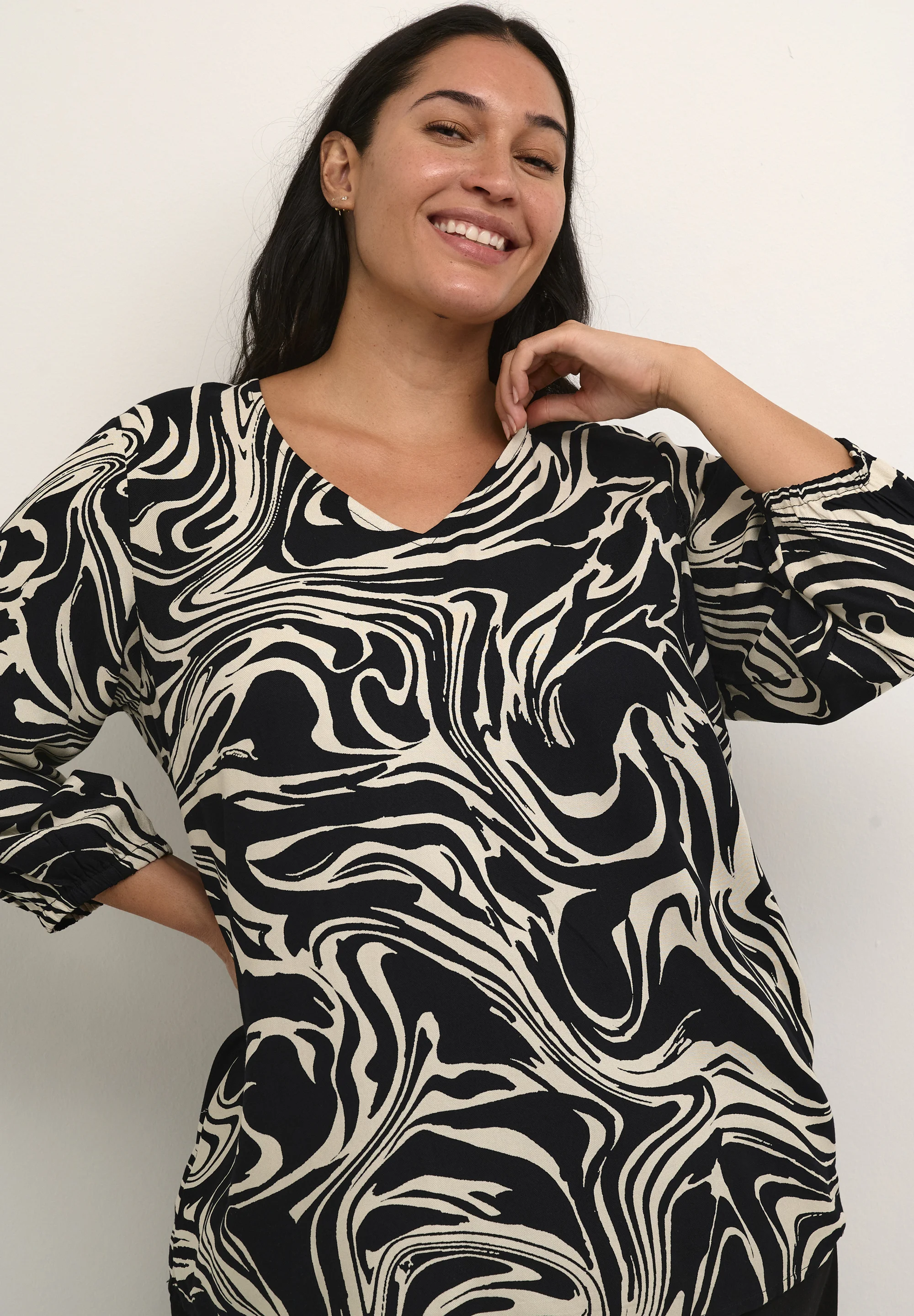 Camiseta de manga larga Kaffe Curve KCCALA