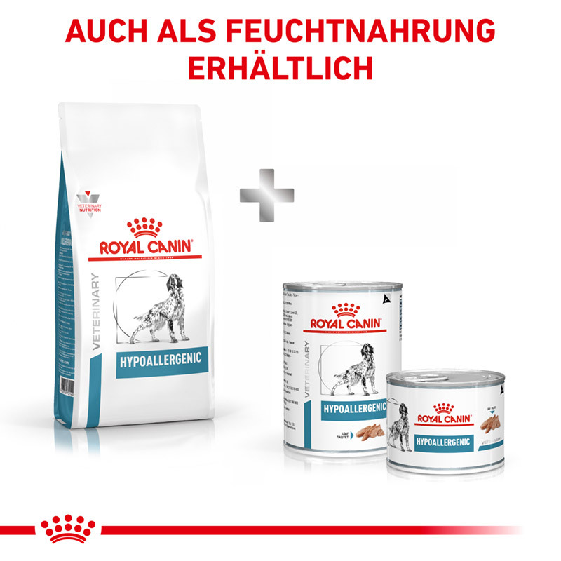 ROYAL CANIN Hypoallergenes Hundefutter ROYAL CANIN Veterinary Hypoallergenic 2x14 kg