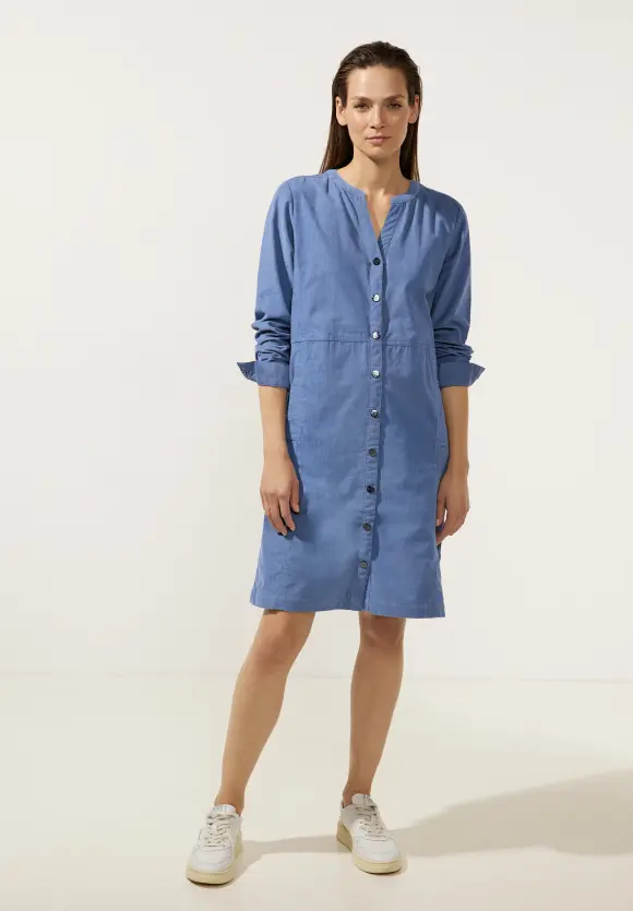 Street One Cordkleid mit Knopfleiste