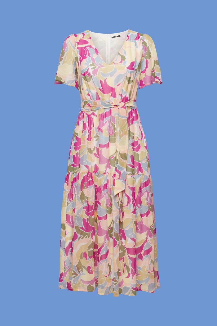 Recycelt: Midikleid aus Chiffon