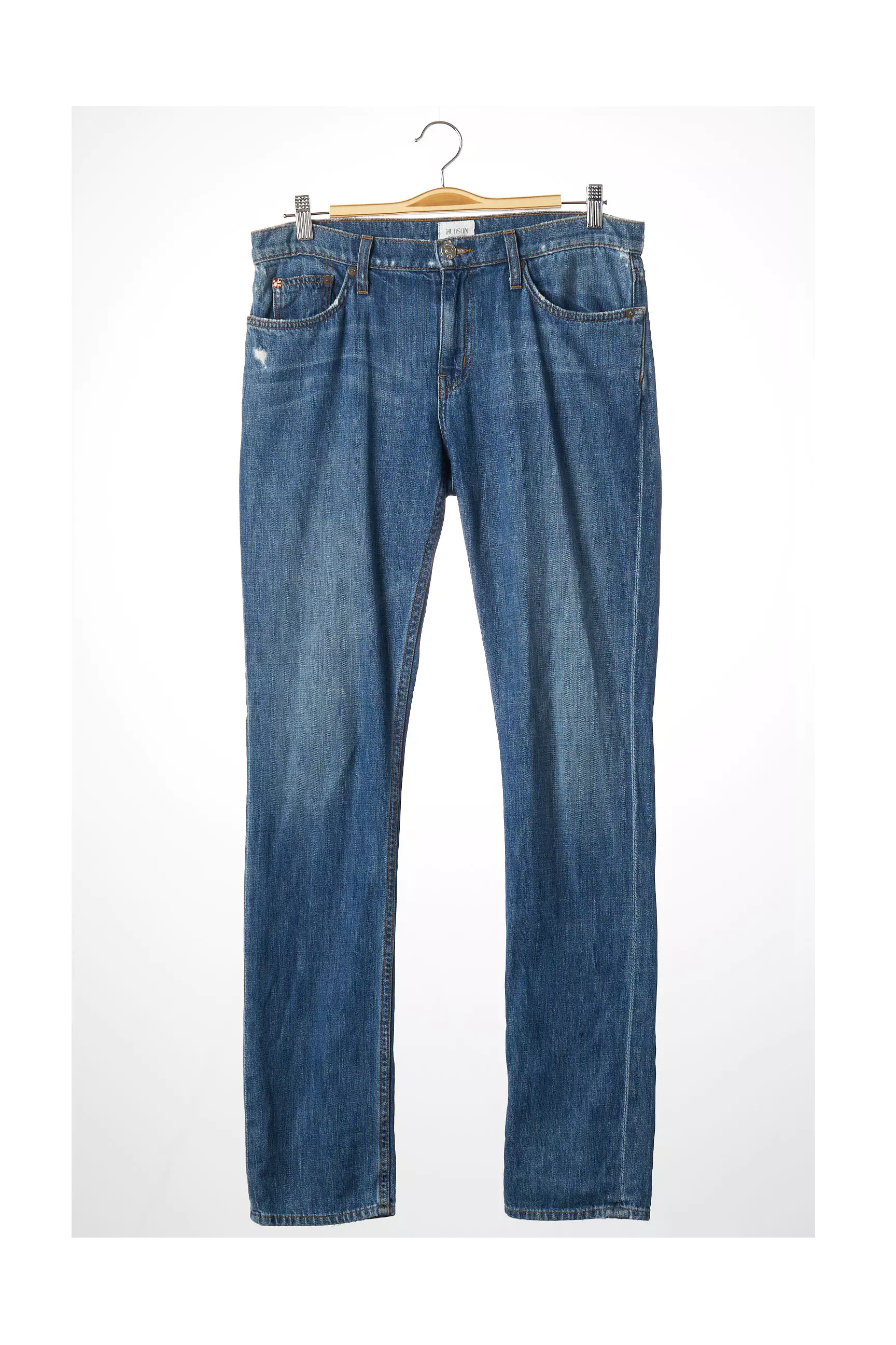 Hudson Jeans Coupe Droite Homme couleur bleu