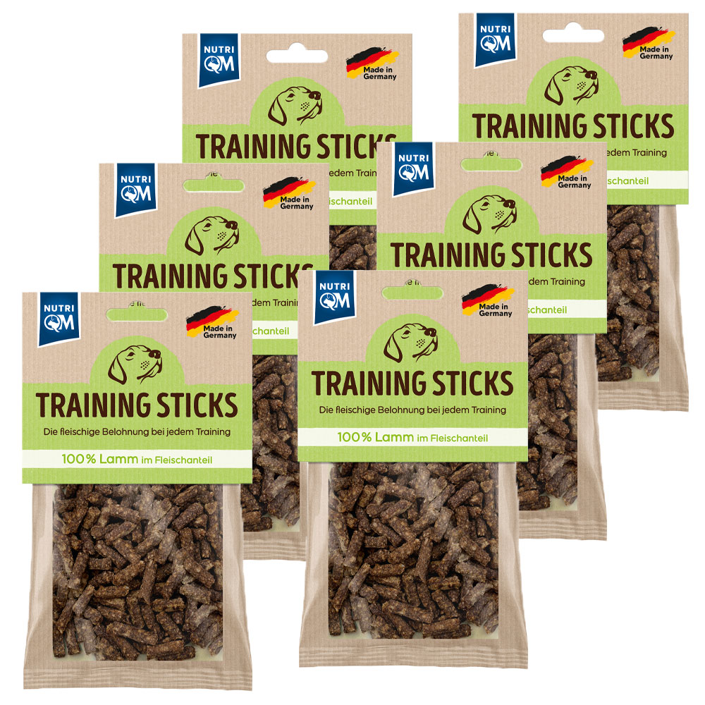 PetCom NutriQM Training Sticks Lamm 100g - 6er Set