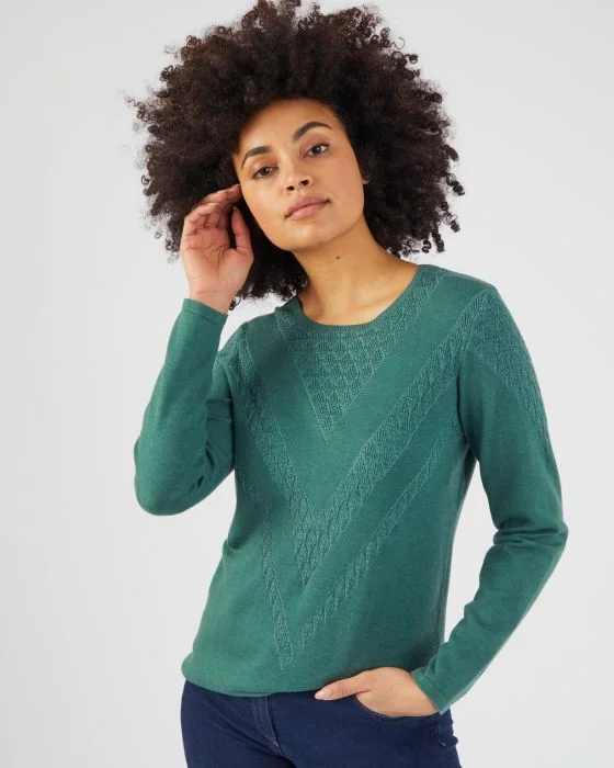 Pull maille fantaisie chaud Thermolactyl