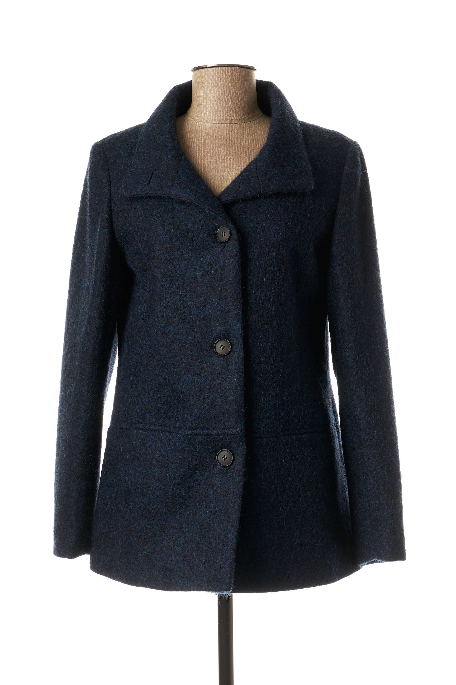 Diane Laury Manteaux Courts Femme couleur bleu