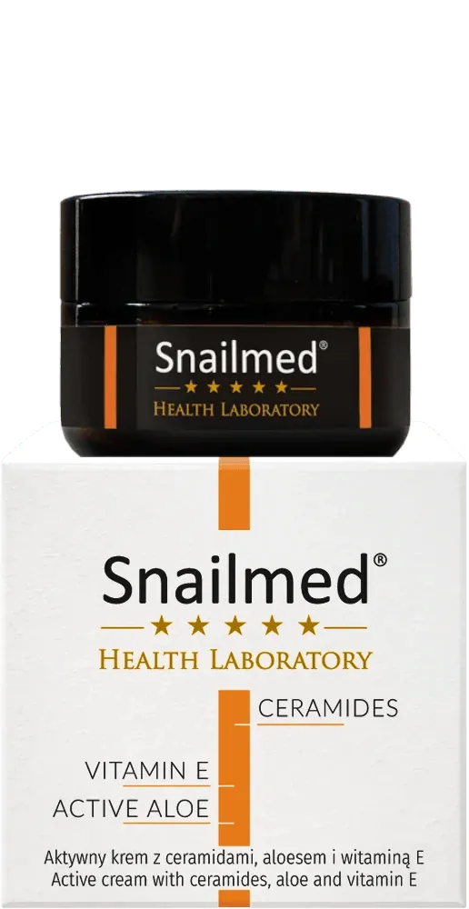 Snailmed Plejecreme til sensitiv hud med aloe vera og ceramider