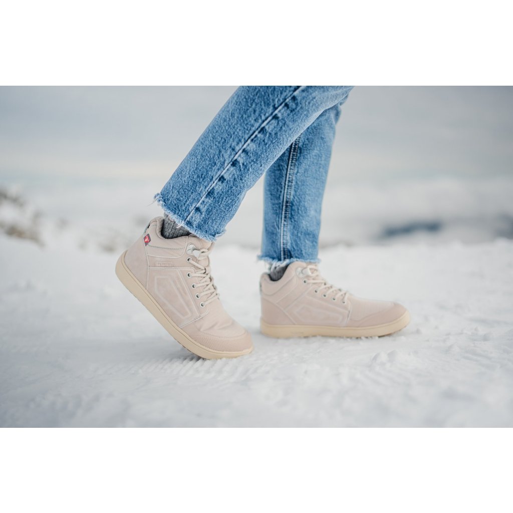 Be Lenka ArcticEdge Beige Barfußstiefeletten