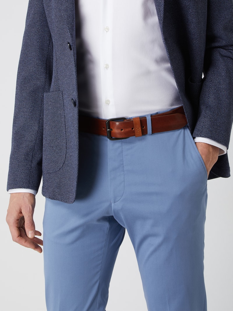 Gürtel aus Leder in cognac