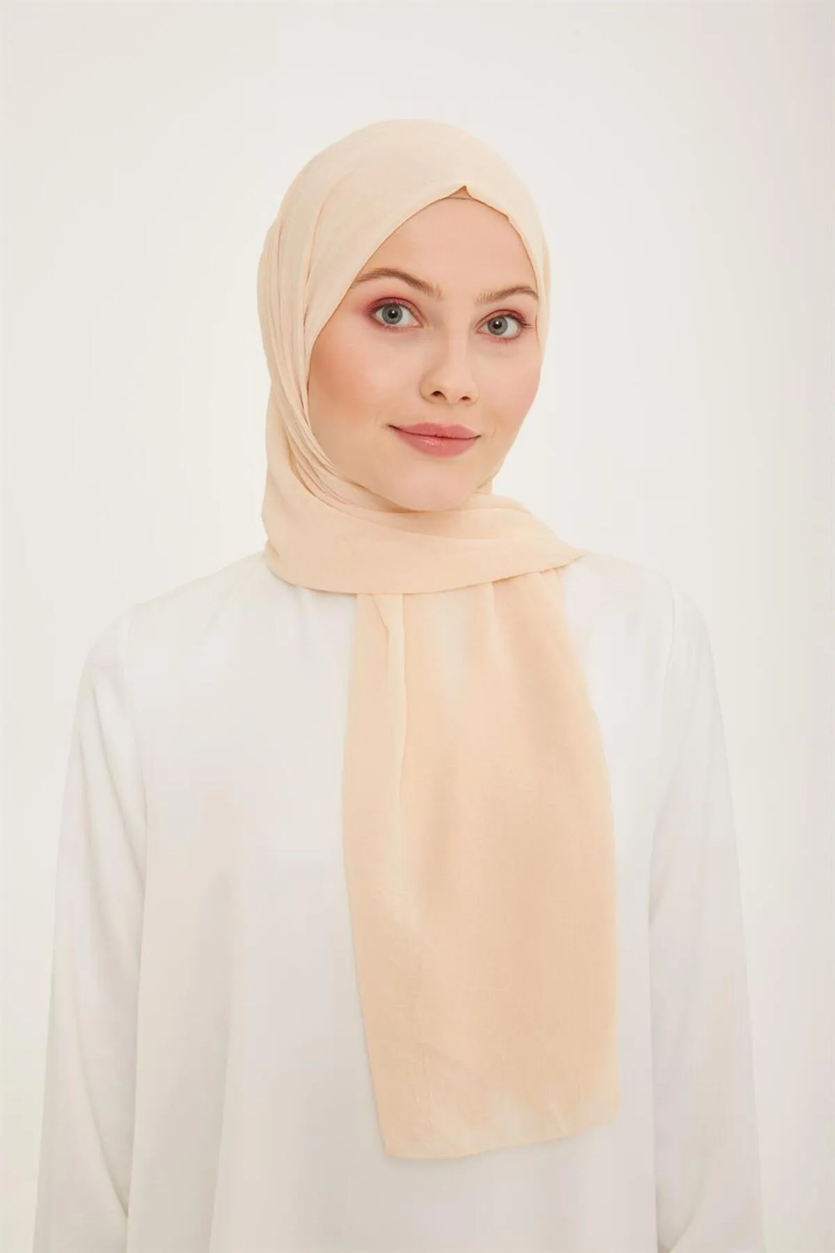Armine  Trend Crinkle Chiffon-Schal – Atskrn-16 – Wüstensand