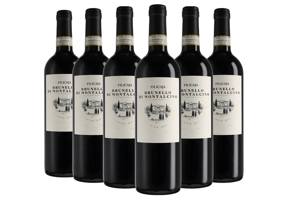 Brunello di Montalcino DOCG Collezione del Conte 2018 Villa da Filicaja 6 bouteilles de 0,75 ℓ