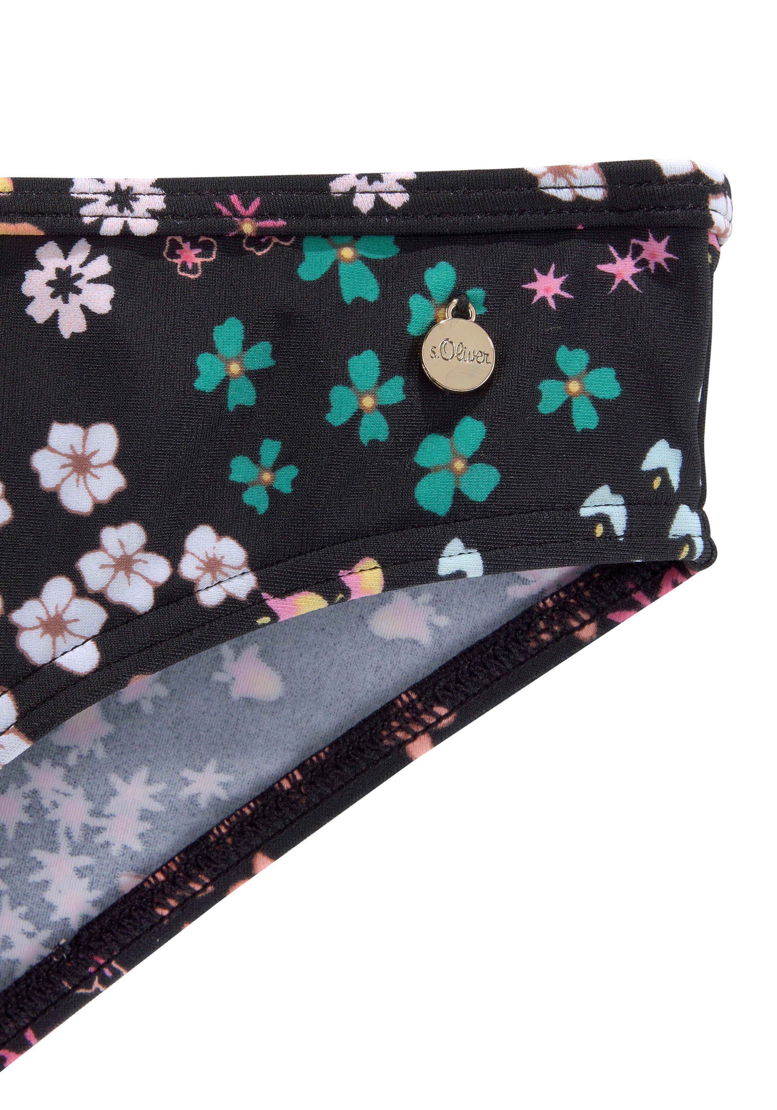 s.Oliver Bandeau-Bikini Milly Kids mit Blumendruck