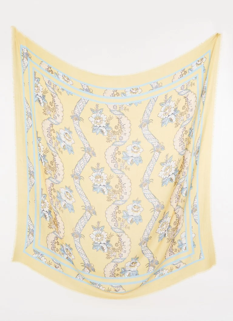 Eșarfă din lână MaxMara Pilly 120 x 120 cm