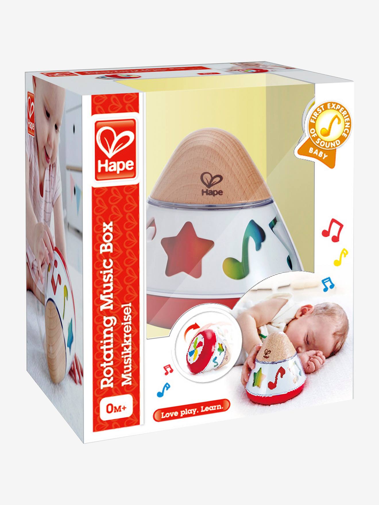 Hape Baby Holz-Spieluhr HAPE - mehrfarbig