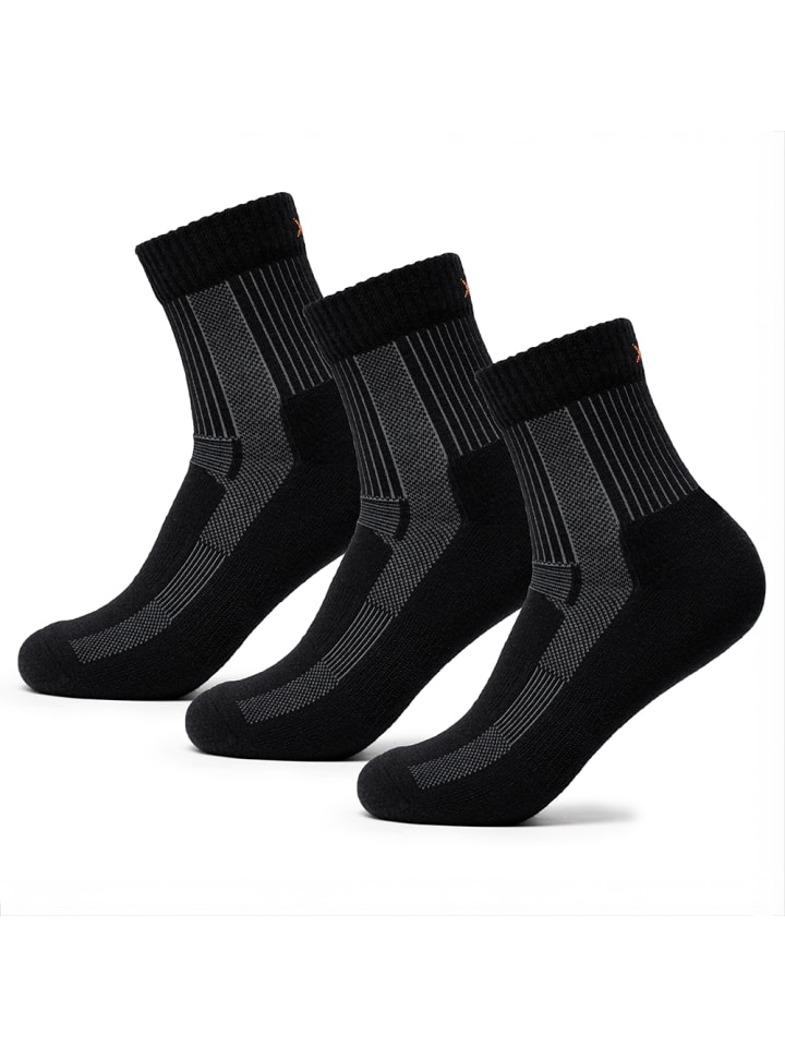 Occulto 3er Pack Merino Wandersocken Makalu in Schwarz günstig kaufen