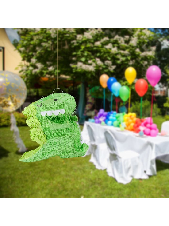 relaxdays Pinata Dino in Grün günstig kaufen onesize
