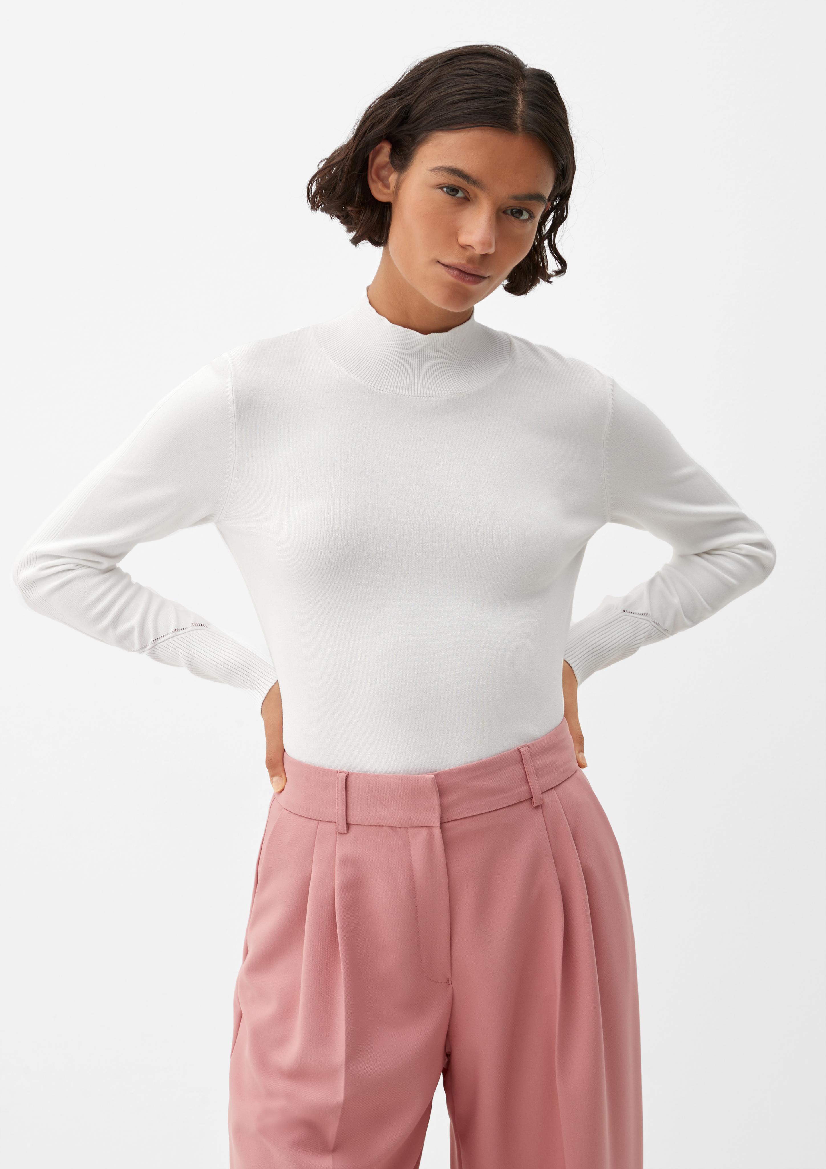 Turtleneck mit Rippdetails  2119752-0200