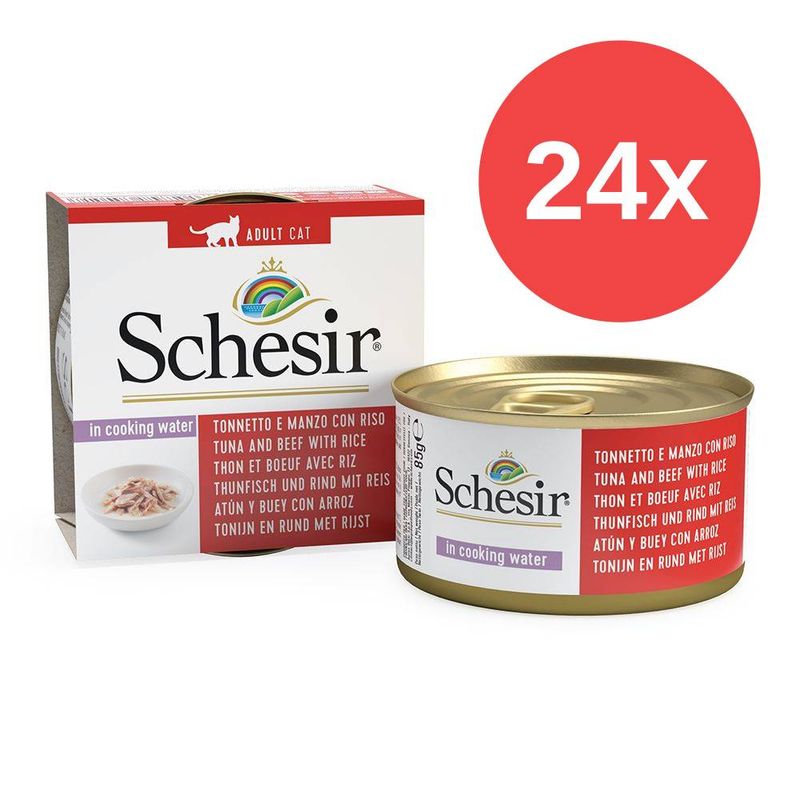 Sparpaket Schesir Natural mit Reis 24 x 85 g
