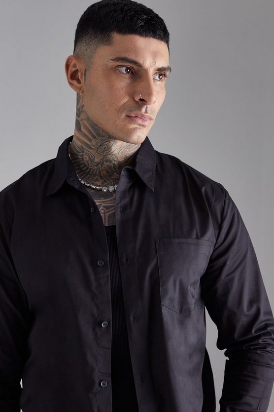 Tall Longsleeve Cinch Strap Shirt