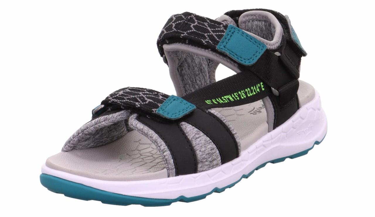 SUPERFIT Mädchen Sandalen schwarz
