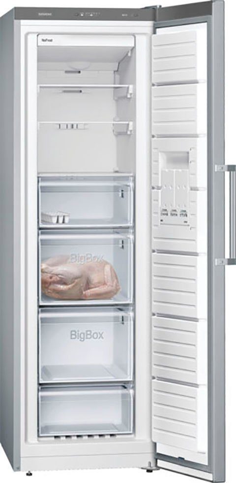 SIEMENS Gefrierschrank iQ300 GS36NVIEP, 186 cm hoch, 60 cm breit