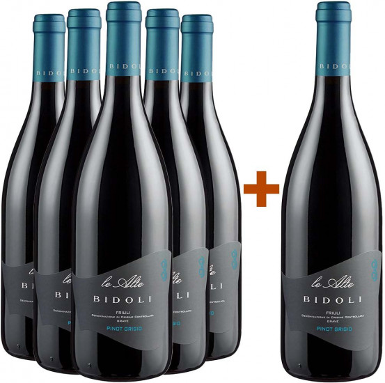 5+1 Paket Pinot Grigio Friuli Grave DOC - Bidoli