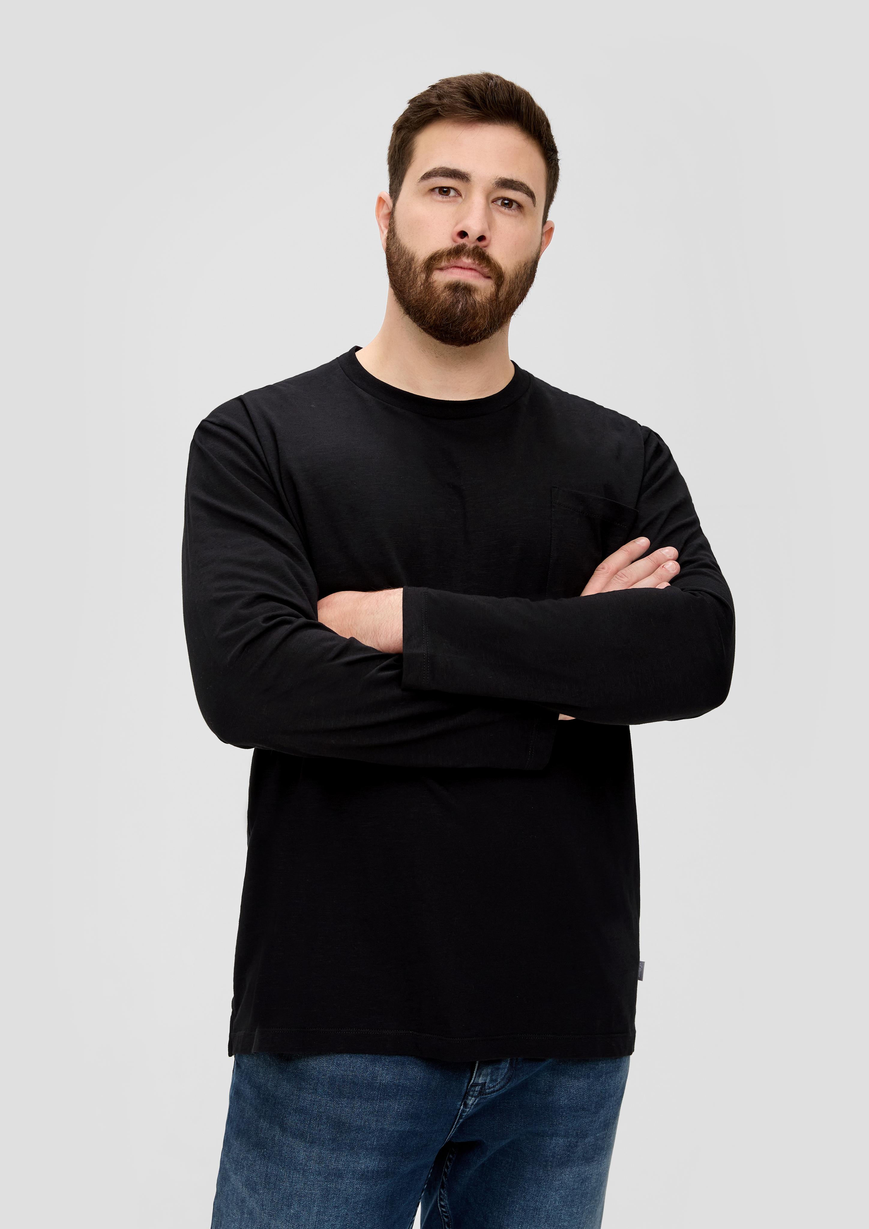 Longsleeve mit Flammgarnstruktur  2143247-9999