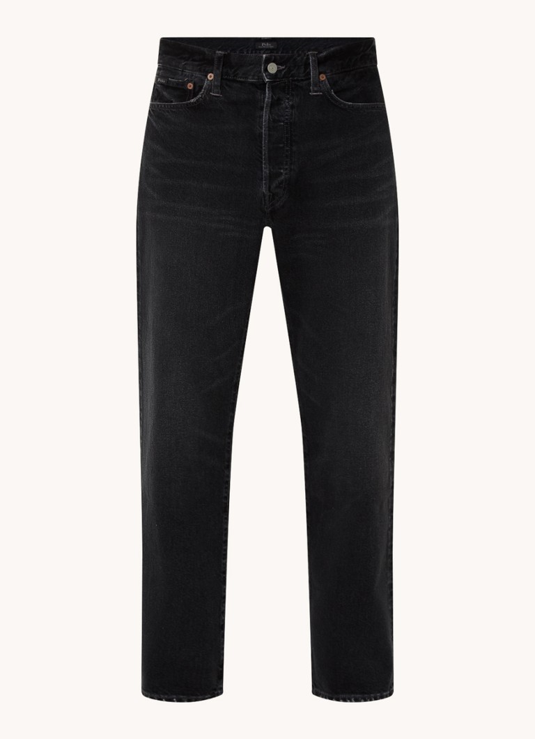 Blugi Ralph Lauren Heritage cu croială dreaptă și denim distressed