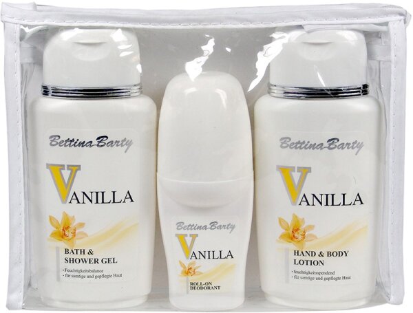 Bettina Barty Vanilla Bodylotion + Duschgel + Deo Körperpflegeset