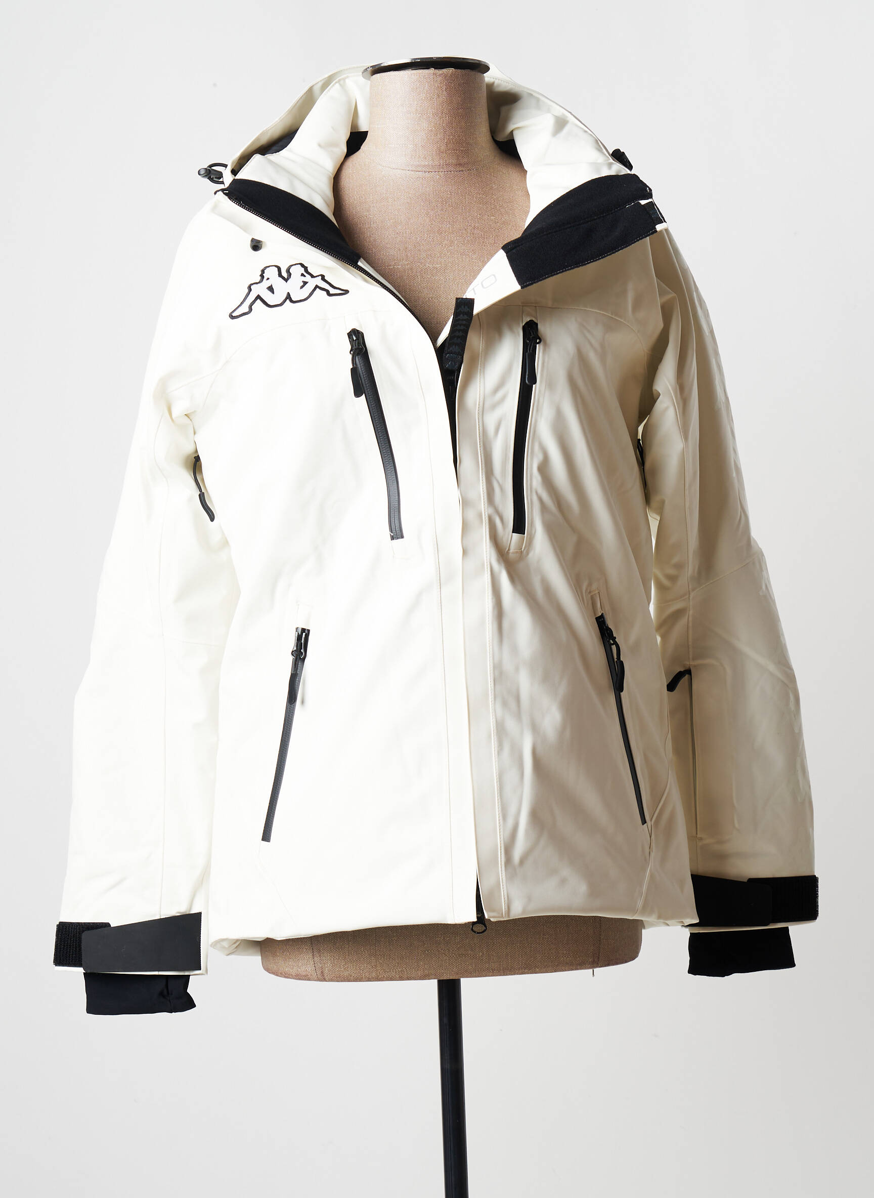 Kappa Parkas Femme couleur blanc