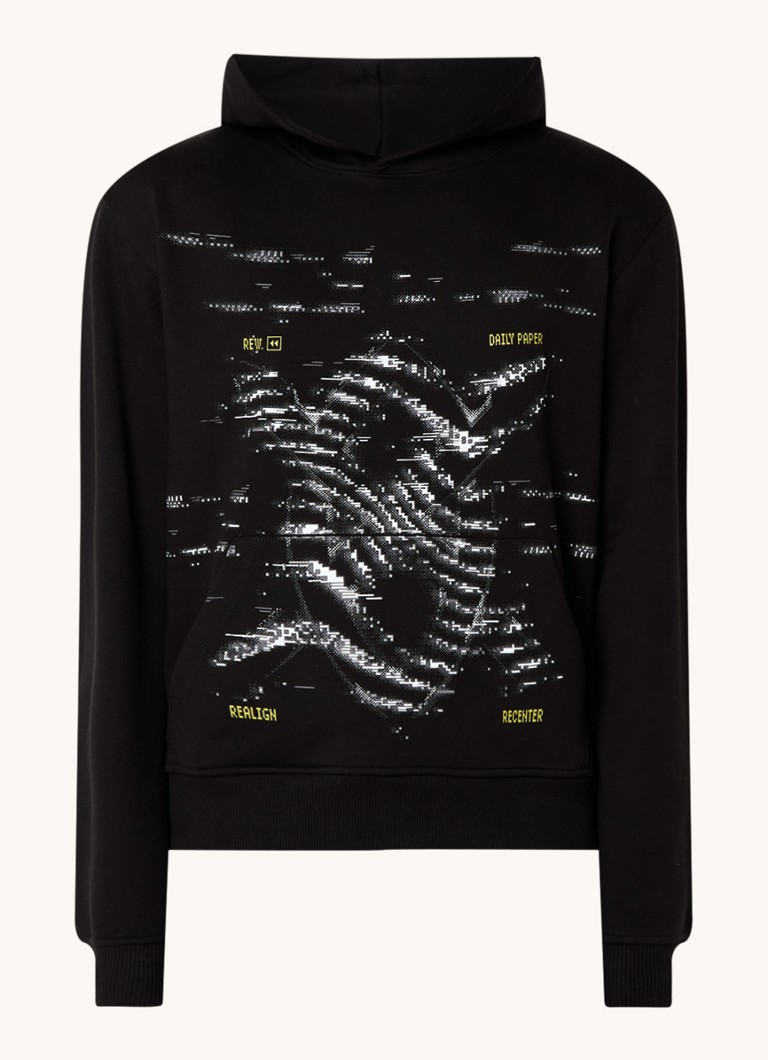 Daily Paper Rewind hoodie with logo print