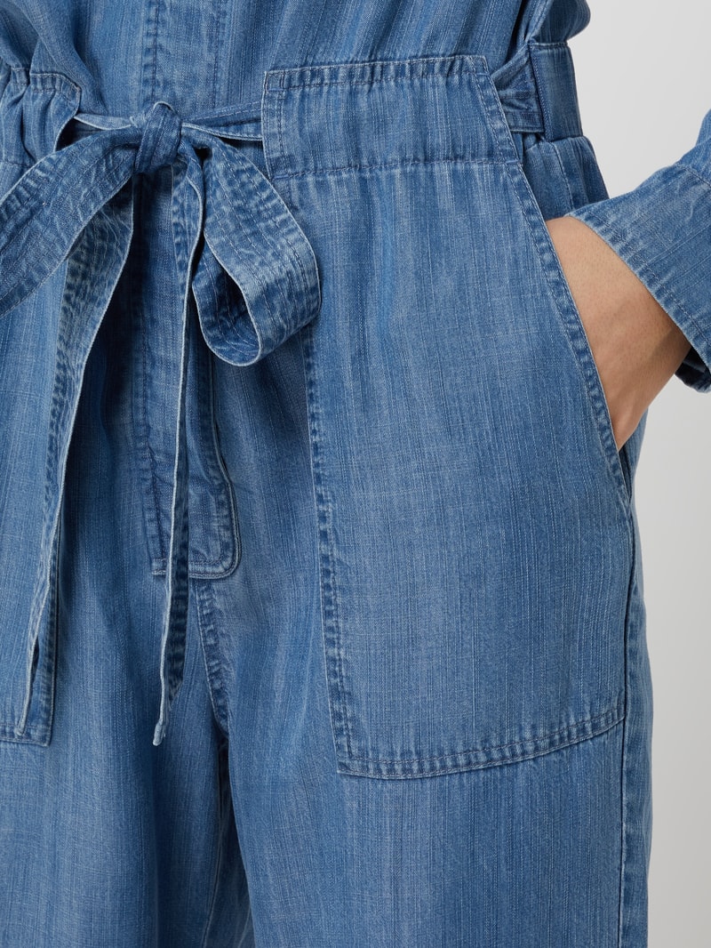 Jumpsuit aus Light-Denim in jeans