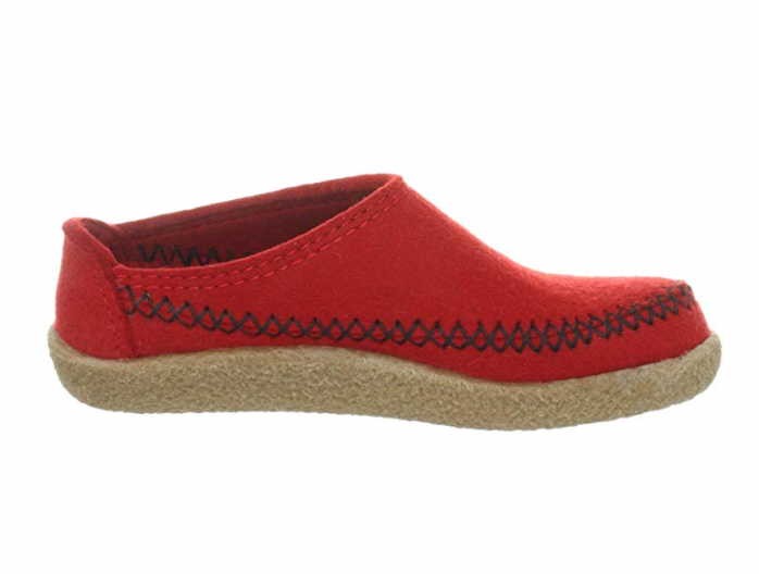 HAFLINGER Hausschuhe rot