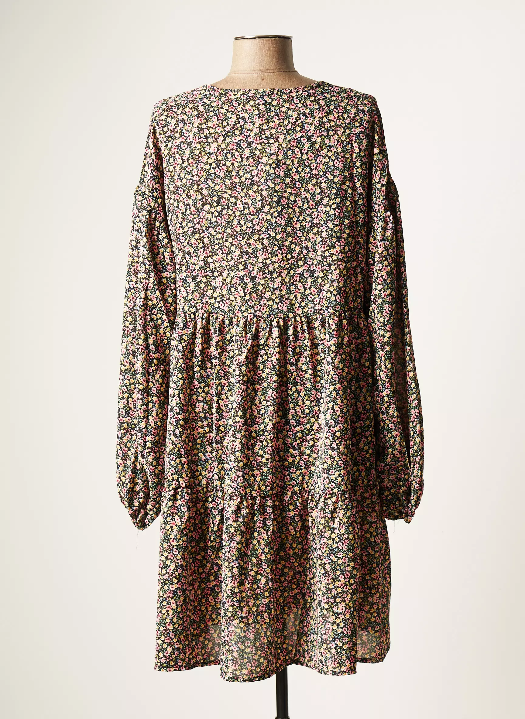 Vero Moda Robes Mi Longues Femme couleur noir