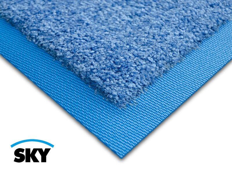 Schmutzfangmatte Sky Color Blau Polyamid, NBR-Gummi 850 x 1500 mm