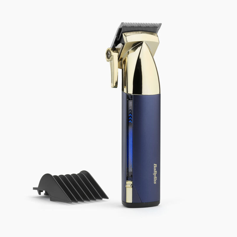 Super-X Metal Series Cordless Hair Clipper (GoldBlue)