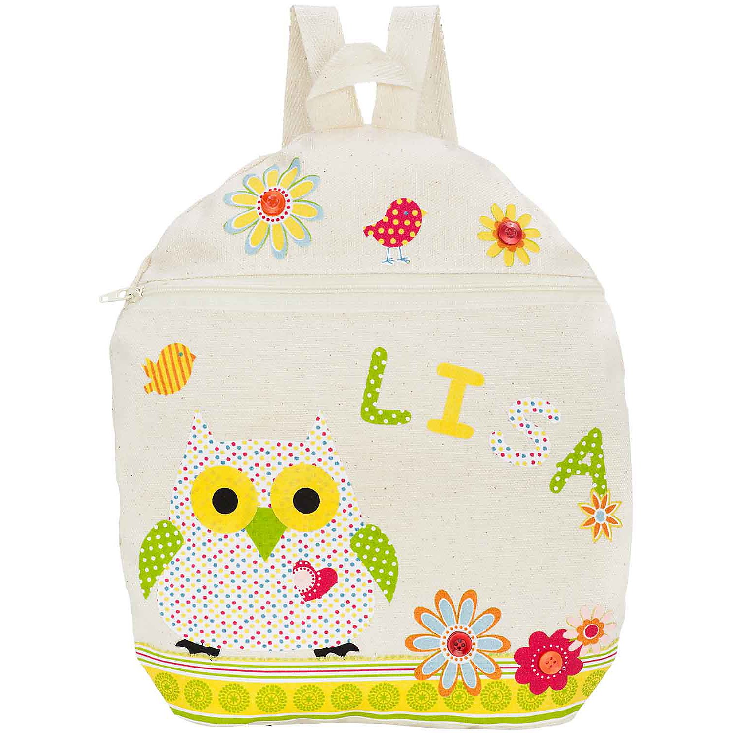 buttinette Kinderrucksack, natur, 26 x 31 cm