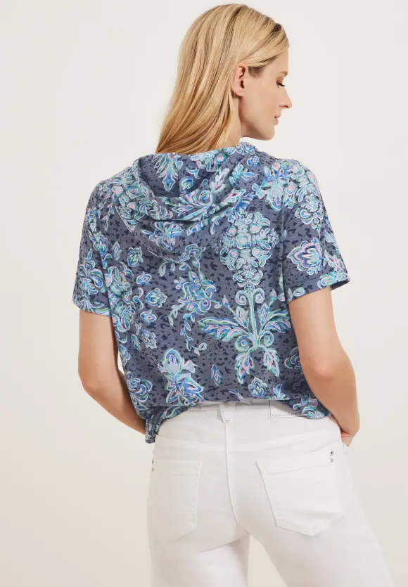 CECIL Hoodie Burn Out Shirt