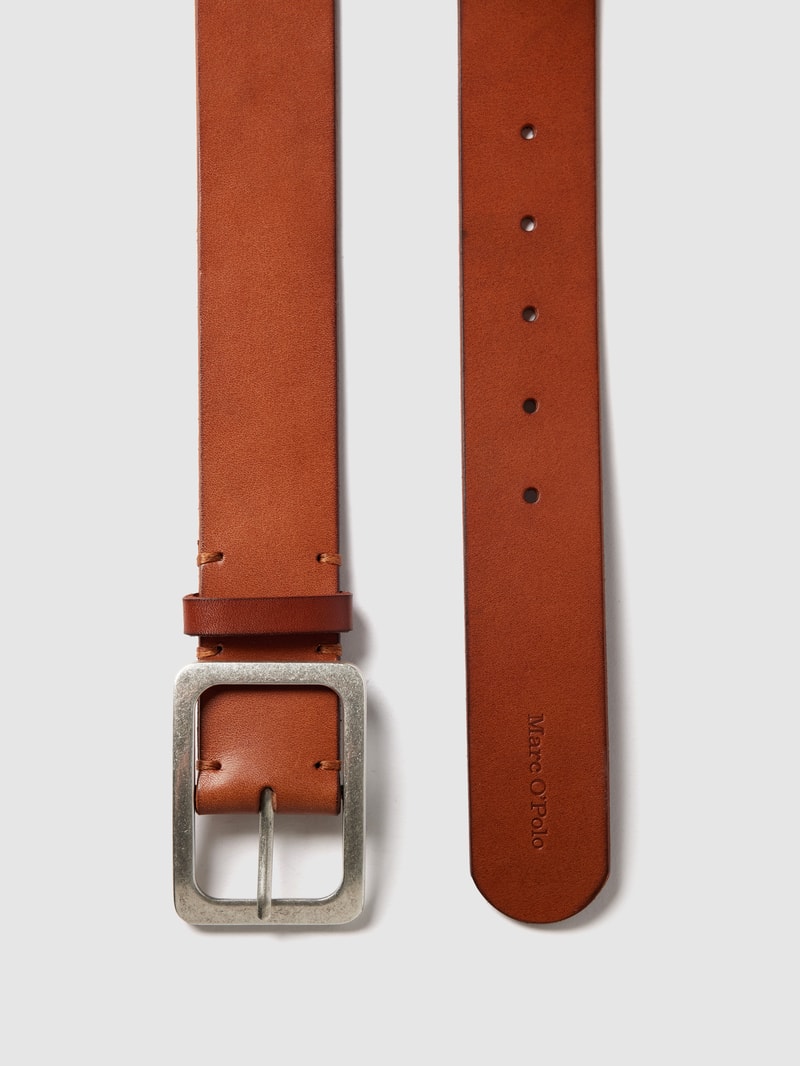 Gürtel aus Leder Modell 'Erica' in cognac