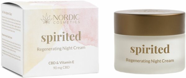 Nordic Cosmetics Spirited Regenerating Night Cream  Nachtcreme
