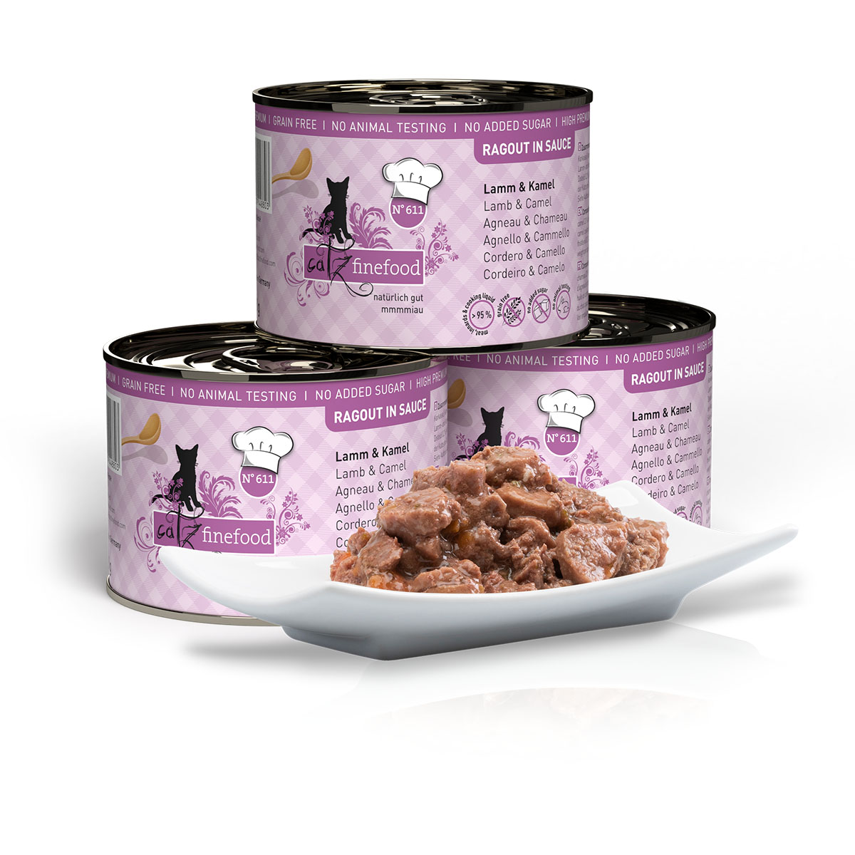 catz finefood Ragout No.611 Lamm & Kamel kaufen bei ZooRoyal