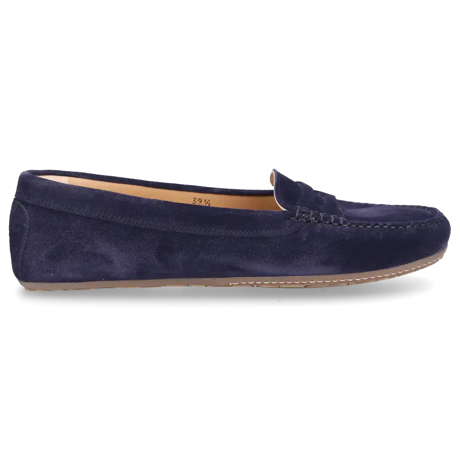 Unützer - Loafer U15000 Veloursleder - blau