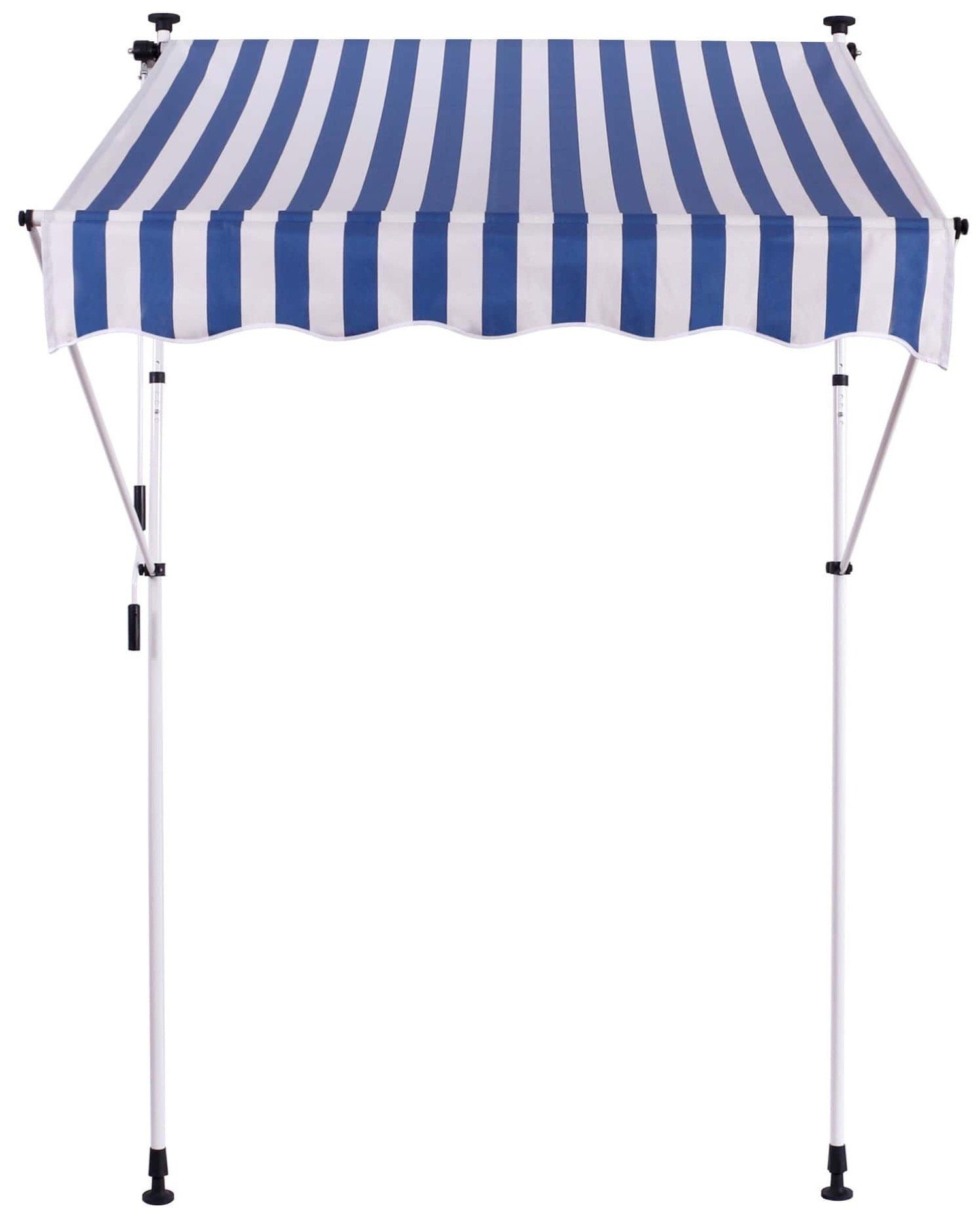 TPFGarden Klemmmarkise Wendy - Sonnenschutz für Mietwohnungen, Balkone, Terrassen (Hochwertige Balkonmarkise aus UV-beständigem Polyester, 1-St., Stabile Outdoor-Markise - Sonnenschutzfaktor UV50) Rostfreies Edelstahlgestell - Maße (BxT): 300 x 120 c