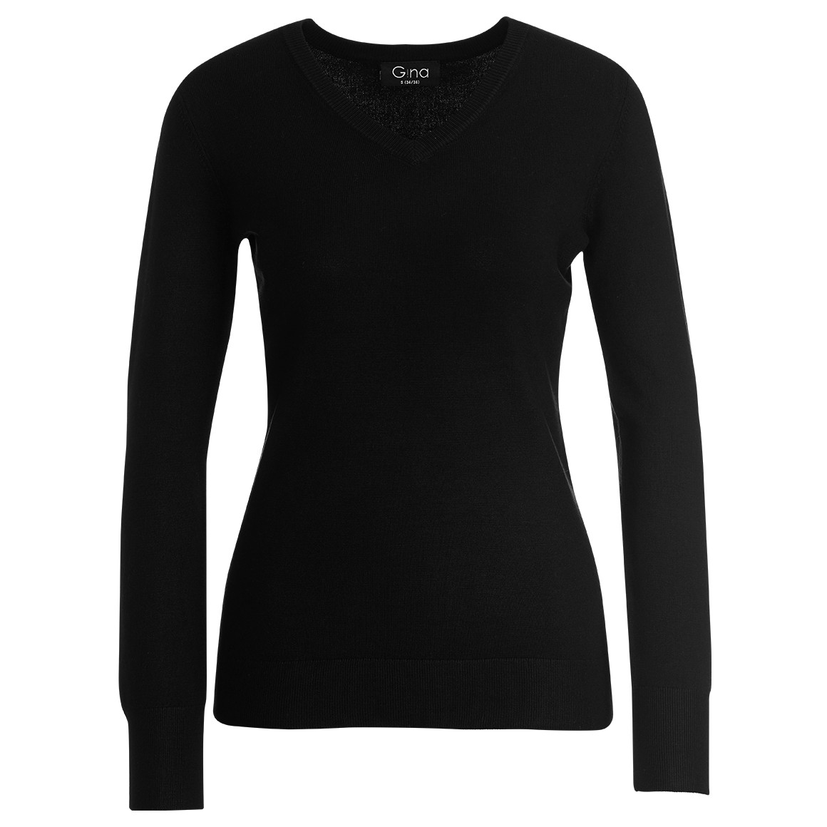 Damen Feinstrickpullover mit V-Ausschnitt