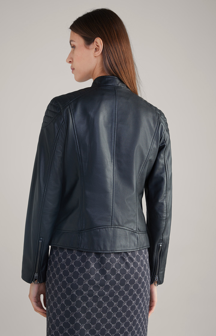 Lederjacke in Schwarz