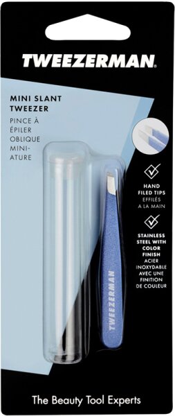 Tweezerman Mini Slant Tweezer - Schräge Mini Pinzette, Granite Sky Pinzette