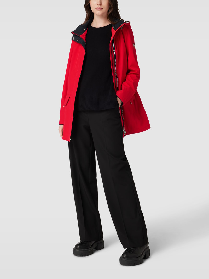 Funktionsjacke mit Label-Detail Modell 'MODENA' in rot