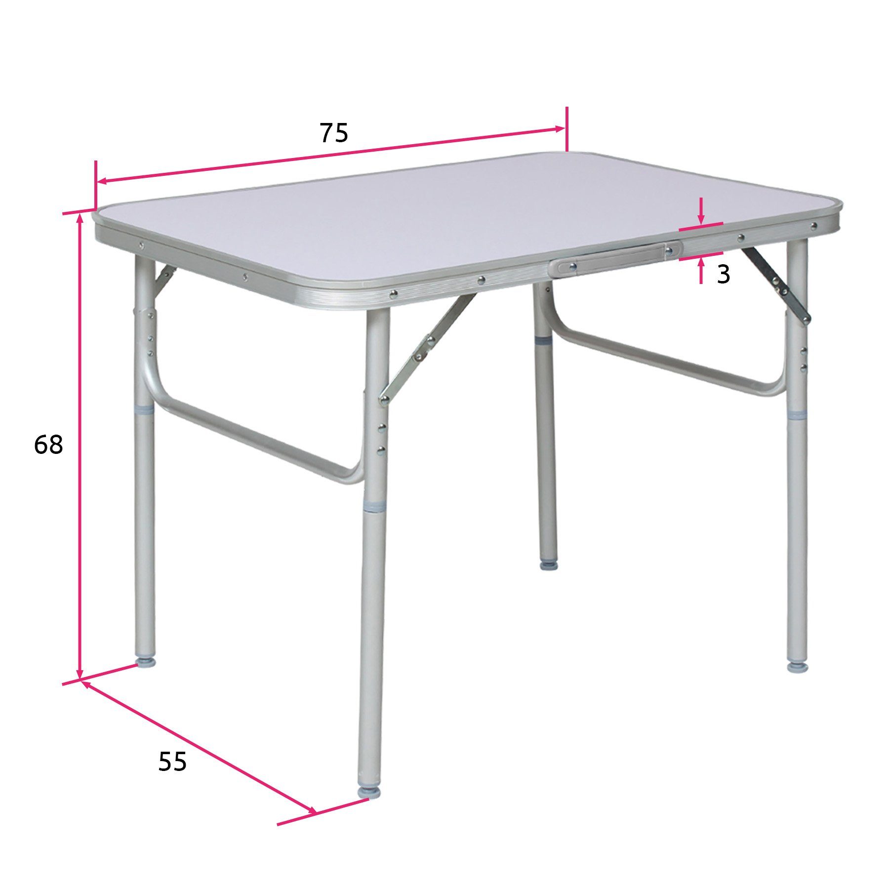 tectake Campingtisch Lothar (1-St., 1 tlg)