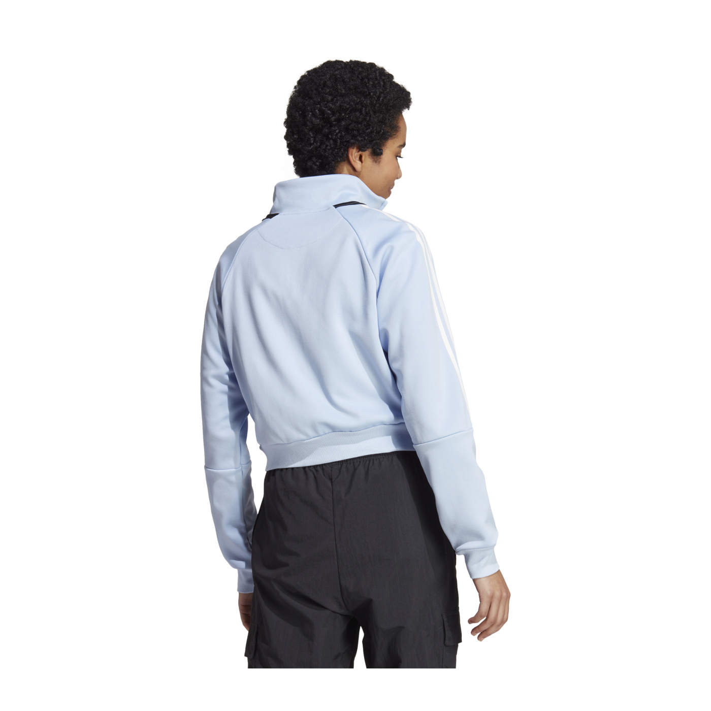 adidas Tiro Trainingsjacke Damen Hellblau Weiss